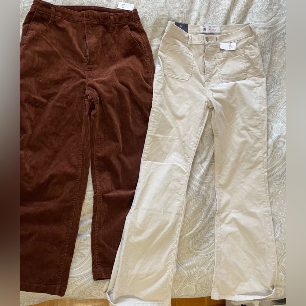 Two Pairs of Corduroy Pants - Gap